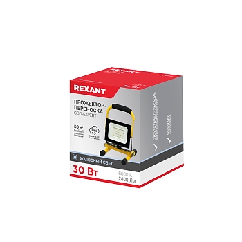 Прожектор-переноска СДО-EXPERT 30Вт 2400Лм 6500K со шнуром 2м и евровилкой REXANT