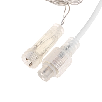 Гирлянда Дождь светодиодный 2х1,5м, эффект мерцания, прозрачный провод, IP44, 230В, диоды ТЕПЛЫЕ БЕЛЫЕ, 150LED NEON-NIGHT