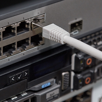 Шнур коммутационный, патч-корд F/UTP RJ45-RJ45, CAT 5e, LSZH серый, 1м REXANT