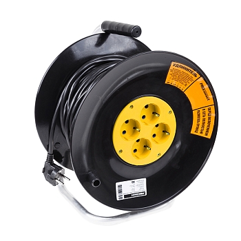 Удлинитель силовой на катушке 4 гнезда с/з 30м 3х1мм² PROconnect