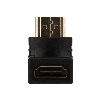 Переходник аудио/видео, (гнездо HDMI - штекер HDMI), угловой, 1 шт. REXANT