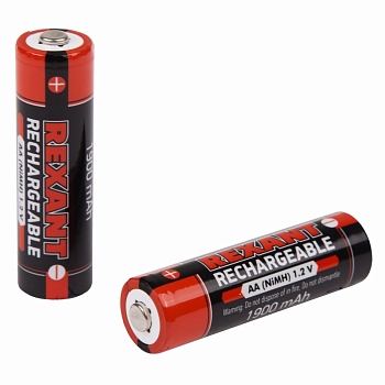 Аккумулятор Ni-MH AA/HR6, 1,2В, 1900мАч, 2 шт, блистер REXANT