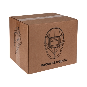 Маска сварщика с черным минеральным стеклом DIN 9 KRANZ