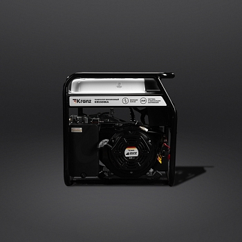 Генератор бензиновый KR5500EA, 5,5кВт, 230В, 25л, коннектор автоматики, электростартер KRANZ