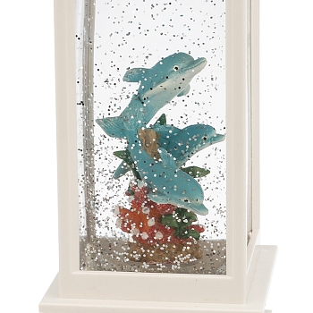 Декоративный светильник Дельфины с конфетти, USB NEON-NIGHT