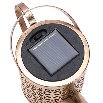 Светильник грунтовый Лейка, 3000К, встроенный аккумулятор, солнечная панель, коллекция Стамбул REXANT