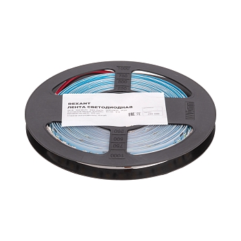 Лента светодиодная 24В, SMD2835, 9,6Вт/м, 120 LED/м, 6500K, 10мм, 5м,IP20 REXANT