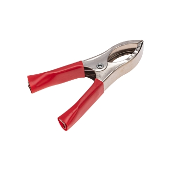 Зажим крокодил, длина 75мм, ток 30A, 2 шт., пакет БОПП REXANT