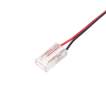 Коннектор питания с проводами для одноцветной светодиодной ленты COB 8мм REXANT