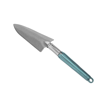 Совок садовый узкий с цельнометаллической ручкой покрытой пластиком ЧЕТЫРЕ СЕЗОНА