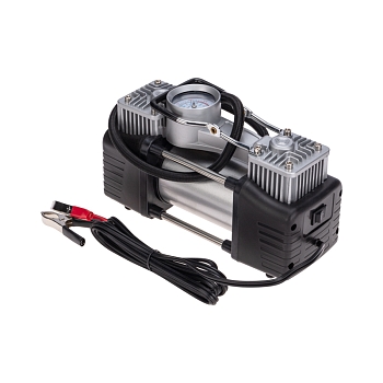 Компрессор автомобильный усиленный двухпоршневой (60л/мин, 10 АТМ) REXANT