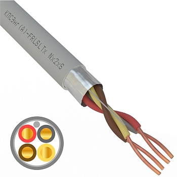 Кабель огнестойкий КПСЭнг(А)-FRLSLTx 2x2x0,75мм², бухта 200м REXANT