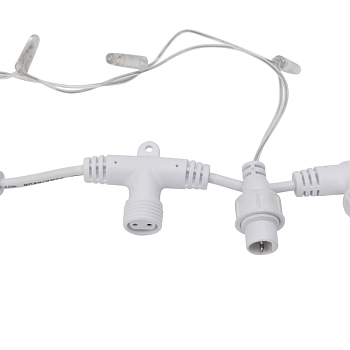 Гирлянда светодиодная Занавес 2х6м 768 LED ТЕПЛЫЙ БЕЛЫЙ прозрачный ПВХ IP65 эффект мерцания 230В нужен блок 303-500-1 NEON-NIGHT