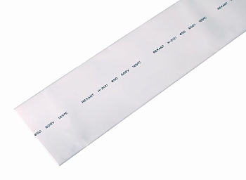 Трубка термоусаживаемая ТУТ нг 50,0/25,0мм, белая, упаковка 10 шт. по 1м REXANT