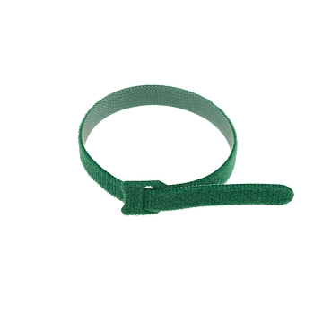 Хомут–липучка многоразовый 320х14мм, зеленый (12 шт/уп) REXANT