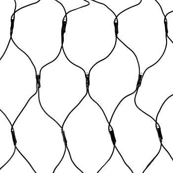 Гирлянда светодиодная Сеть 1х1,5м 160 LED БЕЛЫЙ черный ПВХ IP65 свечение с динамикой 230В блок в комплекте NEON-NIGHT