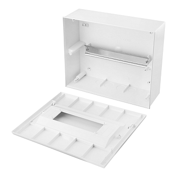 Бокс пластиковый ЩРН-П-12 IP41 белый (белая дверца) KRANZ