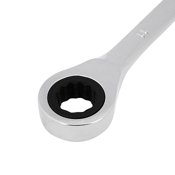 Ключ комбинированный трещоточный 11мм, CrV, зеркальный хром REXANT