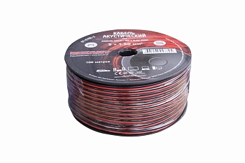 Кабель акустический 2х1,50мм², красно-черный, 100м REXANT
