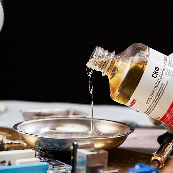 Флюс для пайки, СКФ (спирто-канифольный), 500мл, флакон REXANT