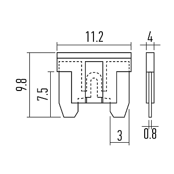 Набор автомобильных предохранителей Микро Korea REXANT