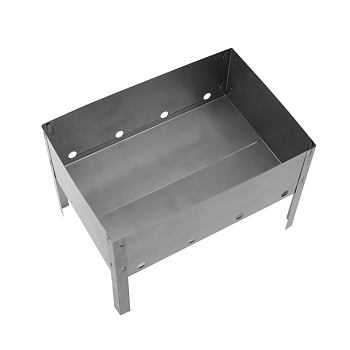 Мангал сборный со складным дном, 230х230х335мм, в пленке СОКОЛ