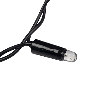 Гирлянда светодиодная Занавес 2х1,5м 300 LED БЕЛЫЙ черный ПВХ IP65 эффект мерцания 230В нужен блок 303-500 NEON-NIGHT