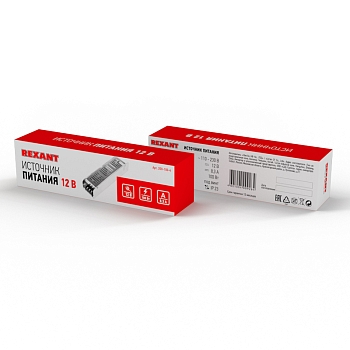 Источник питания компактный 12V, 108W с разъемами под винт (IP20)