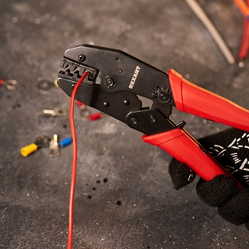 Кримпер HT-236C для обжима неизолированных автоклемм 0,5-6,0мм² REXANT