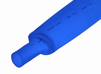 Трубка термоусаживаемая ТУТ нг 50,0/25,0мм, синяя, упаковка 10 шт. по 1м REXANT