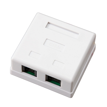 Розетка комбинированная внешняя, UTP RJ-45(8P8C) + RJ-11(6P-4C) REXANT