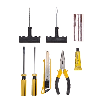 Компрессор автомобильный усиленный двухпоршневой в кейсе с набором инструментов (60л/мин, 10 АТМ) REXANT