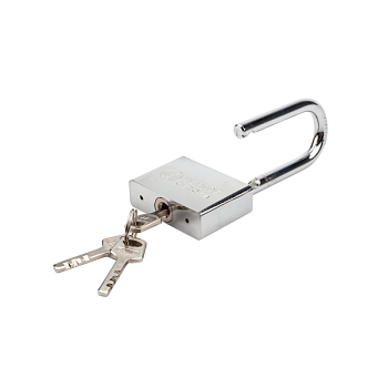 Замок навесной серия Сталь 60мм длинная дужка ЧЕТЫРЕ СЕЗОНА