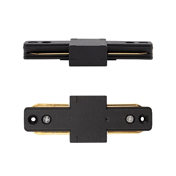 Коннектор для однофазного шинопровода I-образный черный REXANT