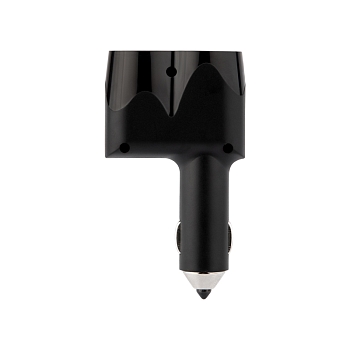 Автозарядка в прикуриватель REXANT АЗУ 2хUSB+гнездо, 12-24V, 5V,1 000mA