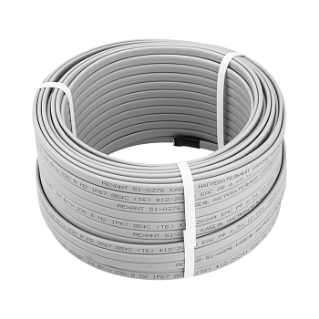 Кабель греющий (нагревательный) саморегулирующийся SRL24-2, неэкранированный, 24Вт/м, 0,9мм2/70м, бухта 50м REXANT