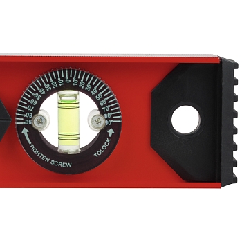 Уровень алюминиевый Рельс, 600мм, 3 глазка (1 поворотный) REXANT