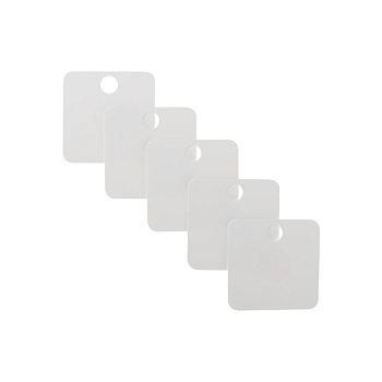 Бирка кабельная «У-153» (Маленький квадрат) белая (250 шт/уп) REXANT