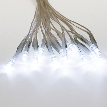 Гирлянда Сеть 1,8х1,5м, прозрачный ПВХ, 180 LED Белый