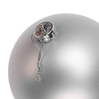 Елочная фигура Шар, 15 см, цвет серебряный матовый