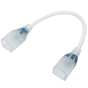 Коннектор для гибкого неона формы D 16х16 мм, провод ПВХ, длина 20 см (цена за 1 шт.)