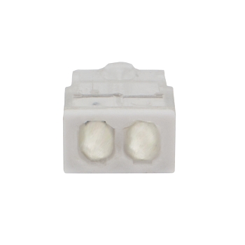 Экспресс-клемма с пастой REXANT СМК 2273-242, 2-проводная 0.5-2.5 мм², прозрачная, блистер (20 шт./уп.)