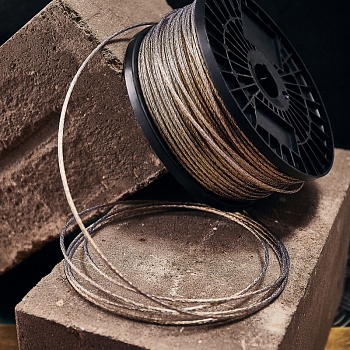 Трос стальной в ПВХ оплетке d=3,0мм, прозрачный (бухта 200м) REXANT