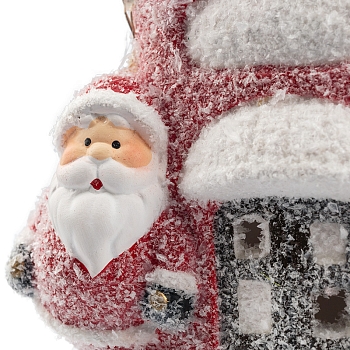 Керамическая фигурка Красный домик 11,5х8,5х20,4 см