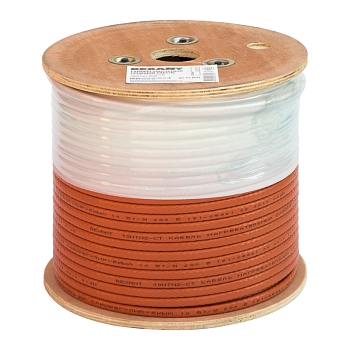 Кабель греющий (нагревательный) саморегулирующийся пищевой SRP16-2CR, экранированный, 16Вт/м, 0,5мм2/100м, бухта 100м PROconnect