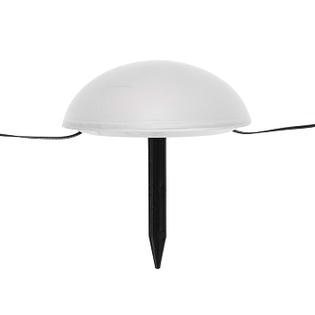 Светильник грунтовый Полусфера, 3000К, встроенный аккумулятор, солнечная панель REXANT