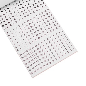 Маркеры самоклеящиеся МС-2 (цифры от 0 до 15, буквы A-Z, знаки +, -, /) REXANT