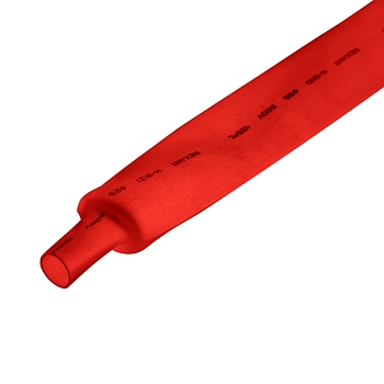 Трубка термоусаживаемая ТУТ нг 25,0/12,5мм, красная, упаковка 10 шт. по 1м REXANT