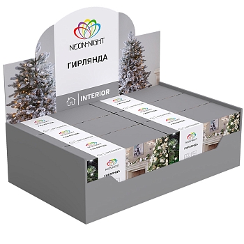 Гирлянда Твинкл-Лайт 15 м, прозрачный ПВХ, 120 LED, белое свечение NEON-NIGHT