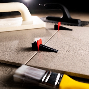 Набор клипс и клиньев – система выравнивания плитки, шов 1 мм (СВП) (40 комплектов) REXANT